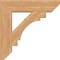 Ekena Millwork Merced Slat Smooth Bracket, Western Red Cedar, 5 1/2"W x 28"D x 28"H BKT06X28X28MRC06SWR - alternate 4